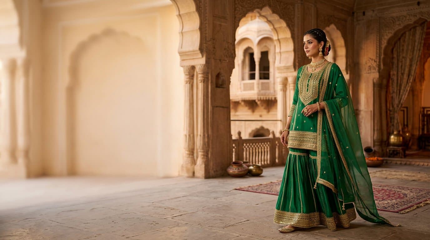 Emerald Evening Sharara — view 2