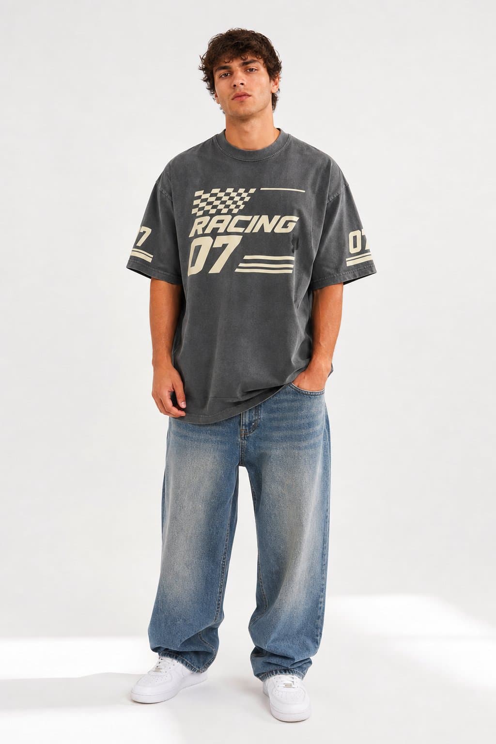 Charcoal Motorsport Oversized T-Shirt