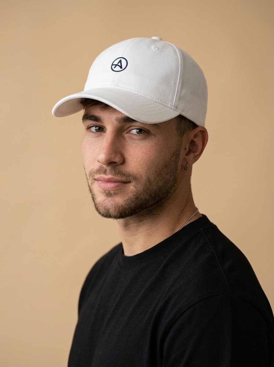 Black Aura White Streetwear Cap