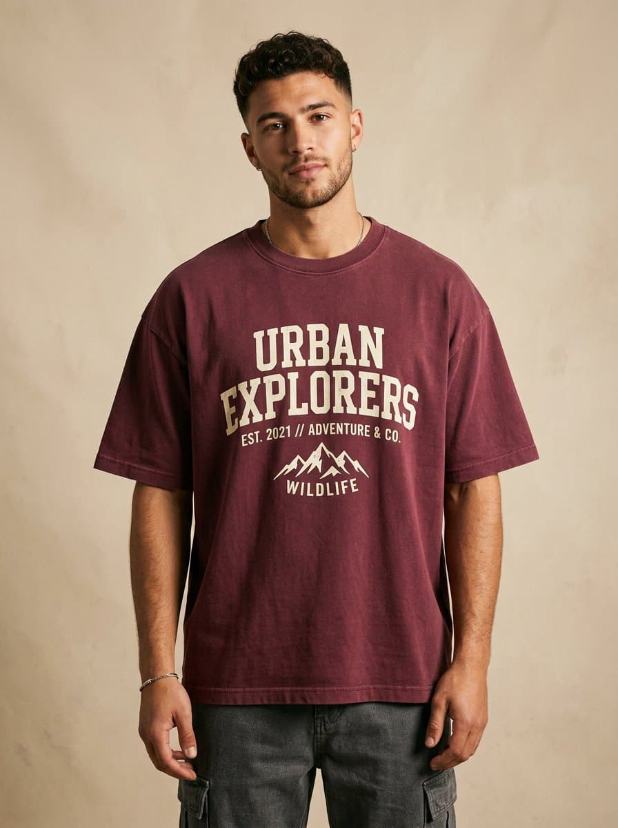 London Hills Oversized Graphic T-Shirt