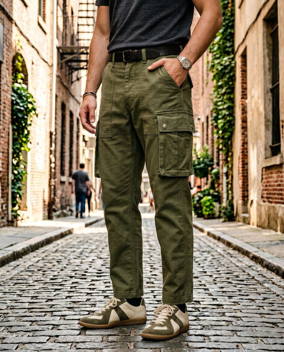 Olive Utility Cargo