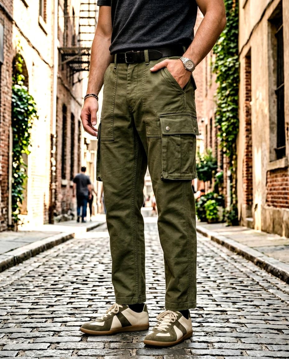 Sand Cargo Pants