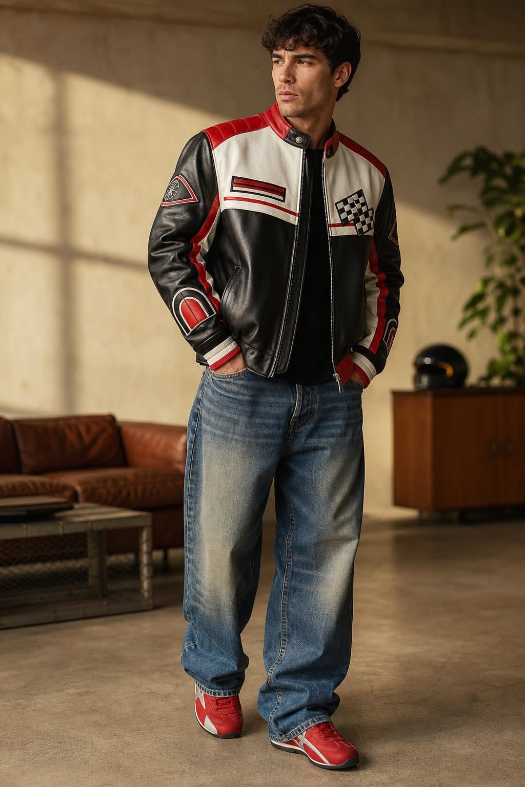 Twinline Racing Bomber Jacket — view 2