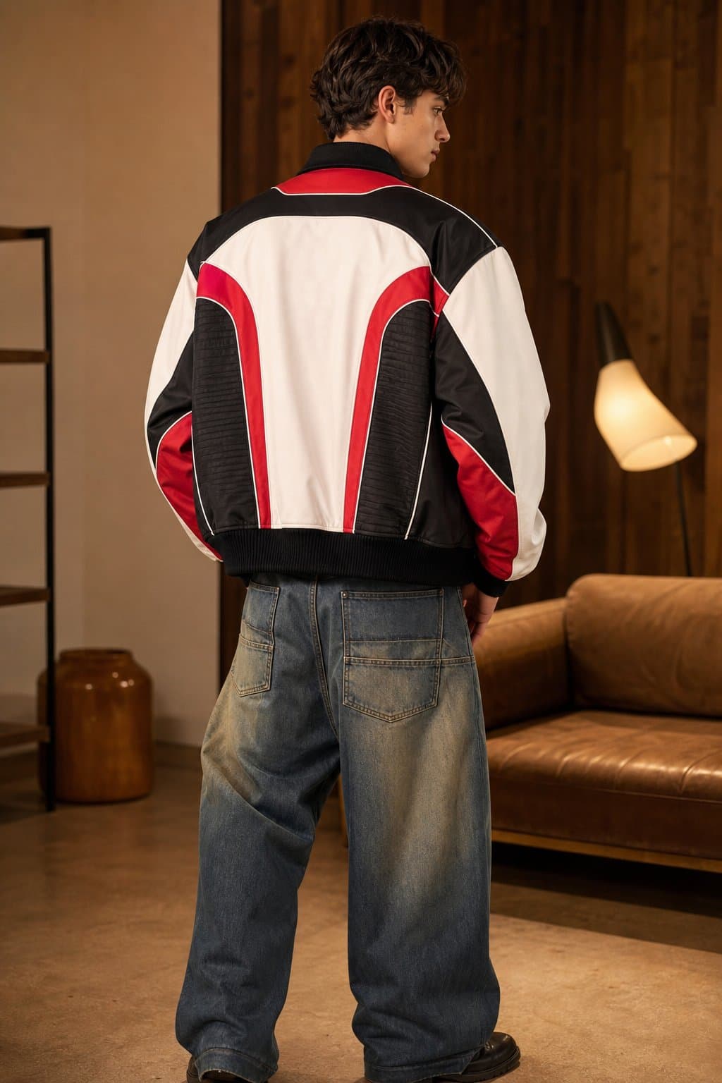 Twinline Racing Bomber Jacket — view 4