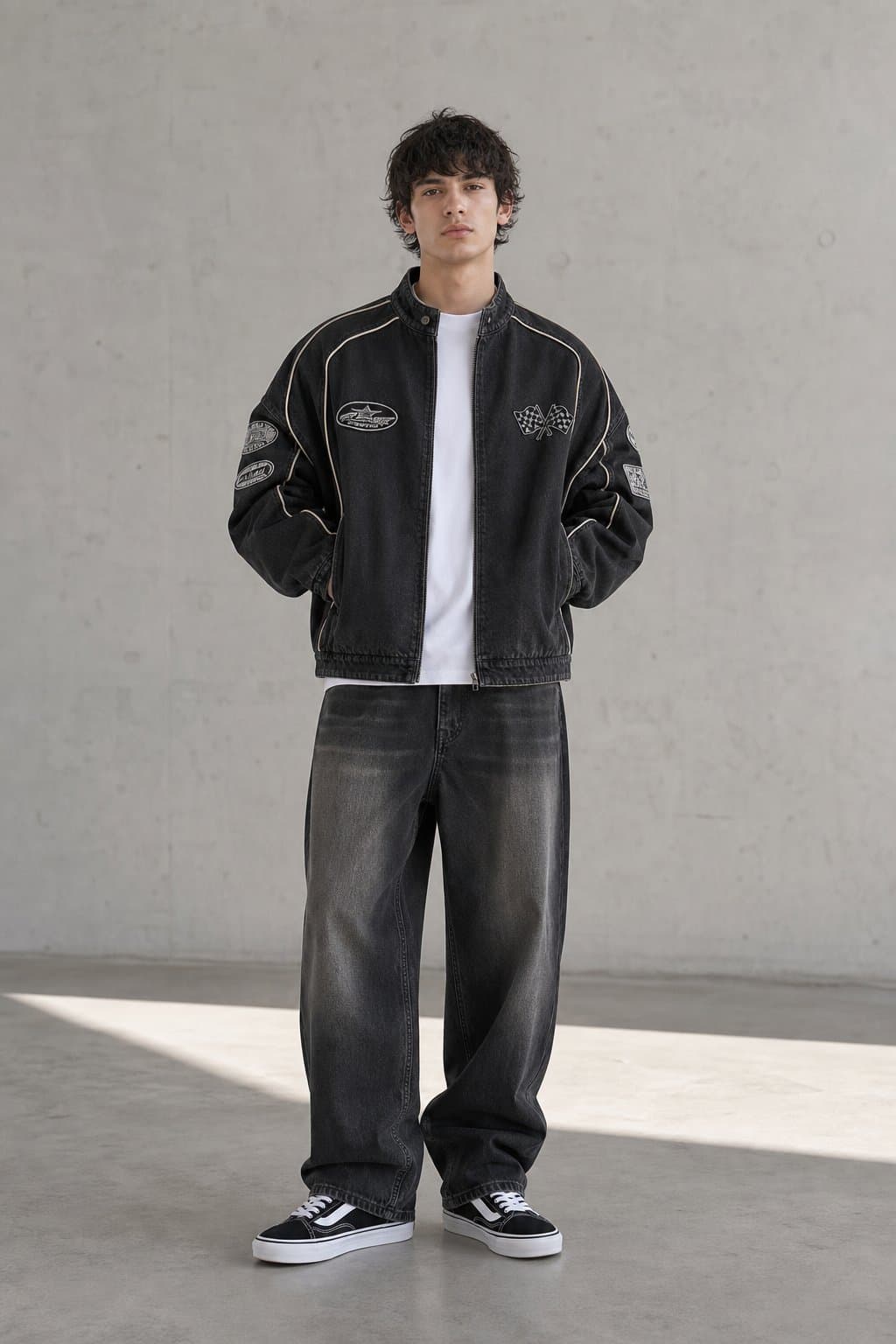 Graphite Racing Denim Jacket