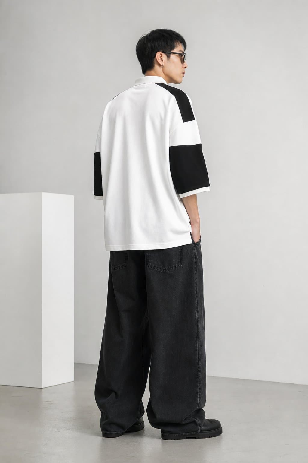 Monochrome Phantom Oversized Polo — view 4