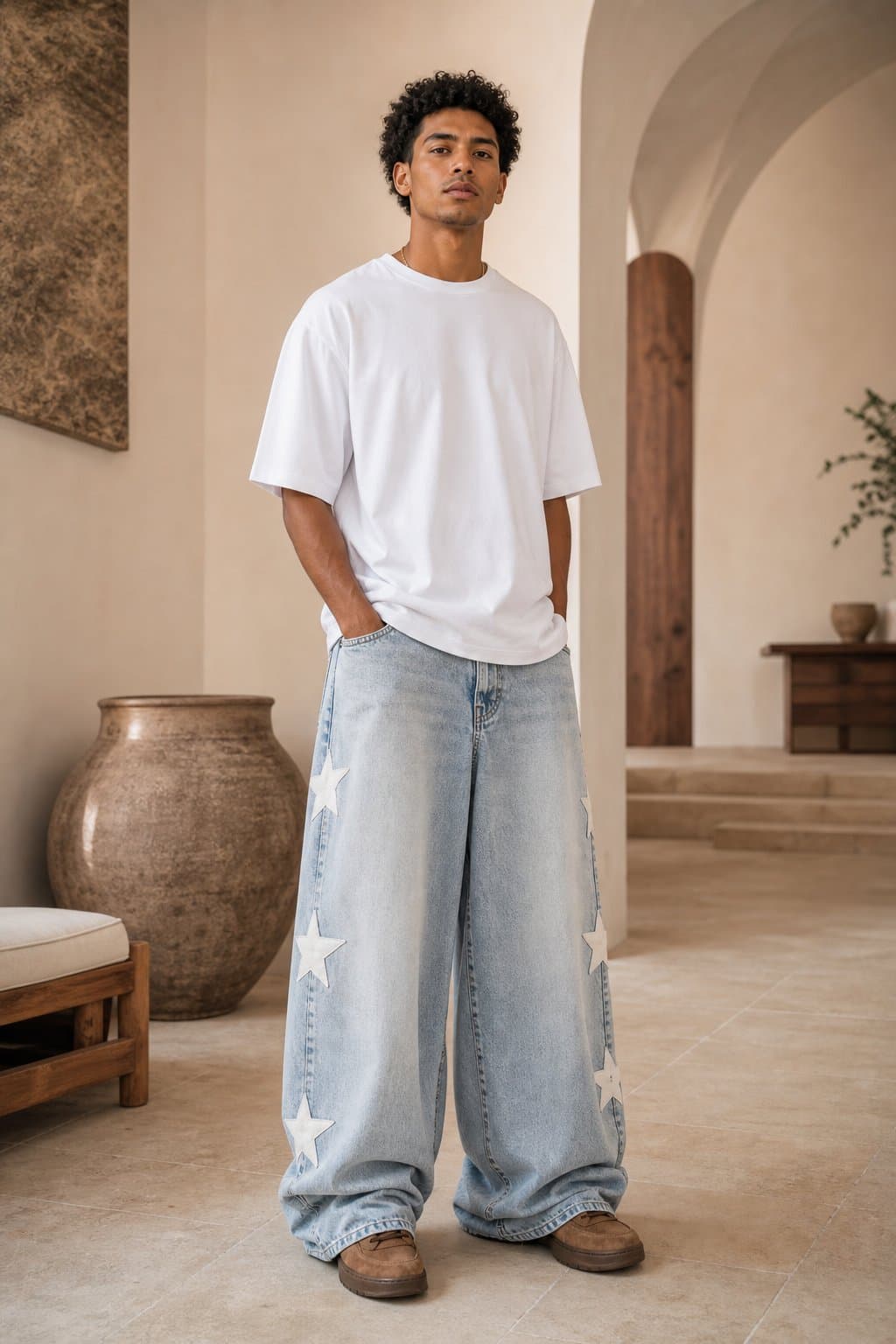 Washed Star Ultra Baggy Jeans