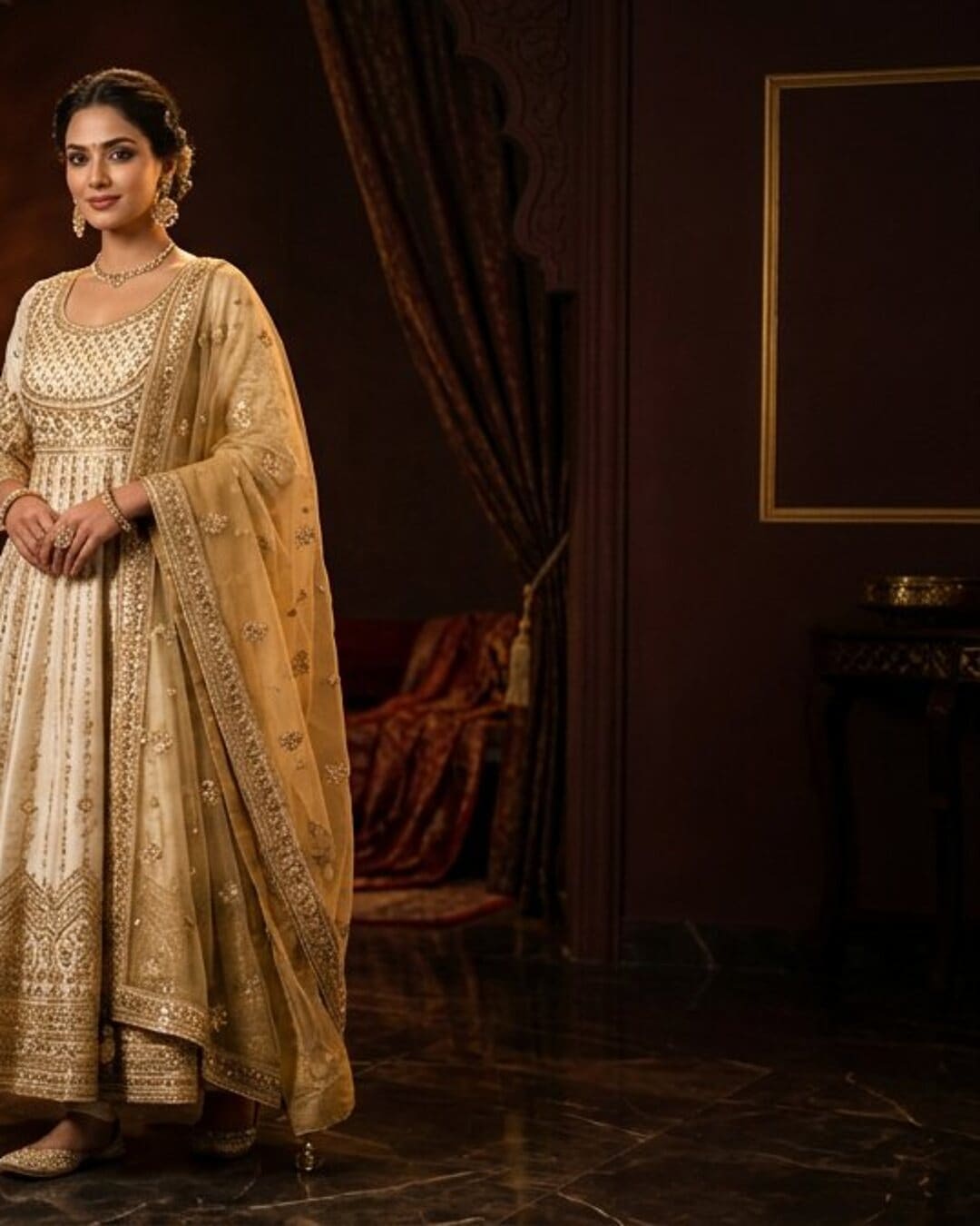 Rose Gold Evening Anarkali
