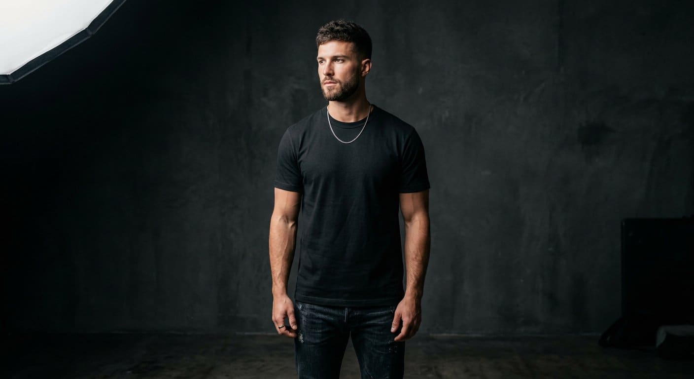 Heavyweight Black Tee