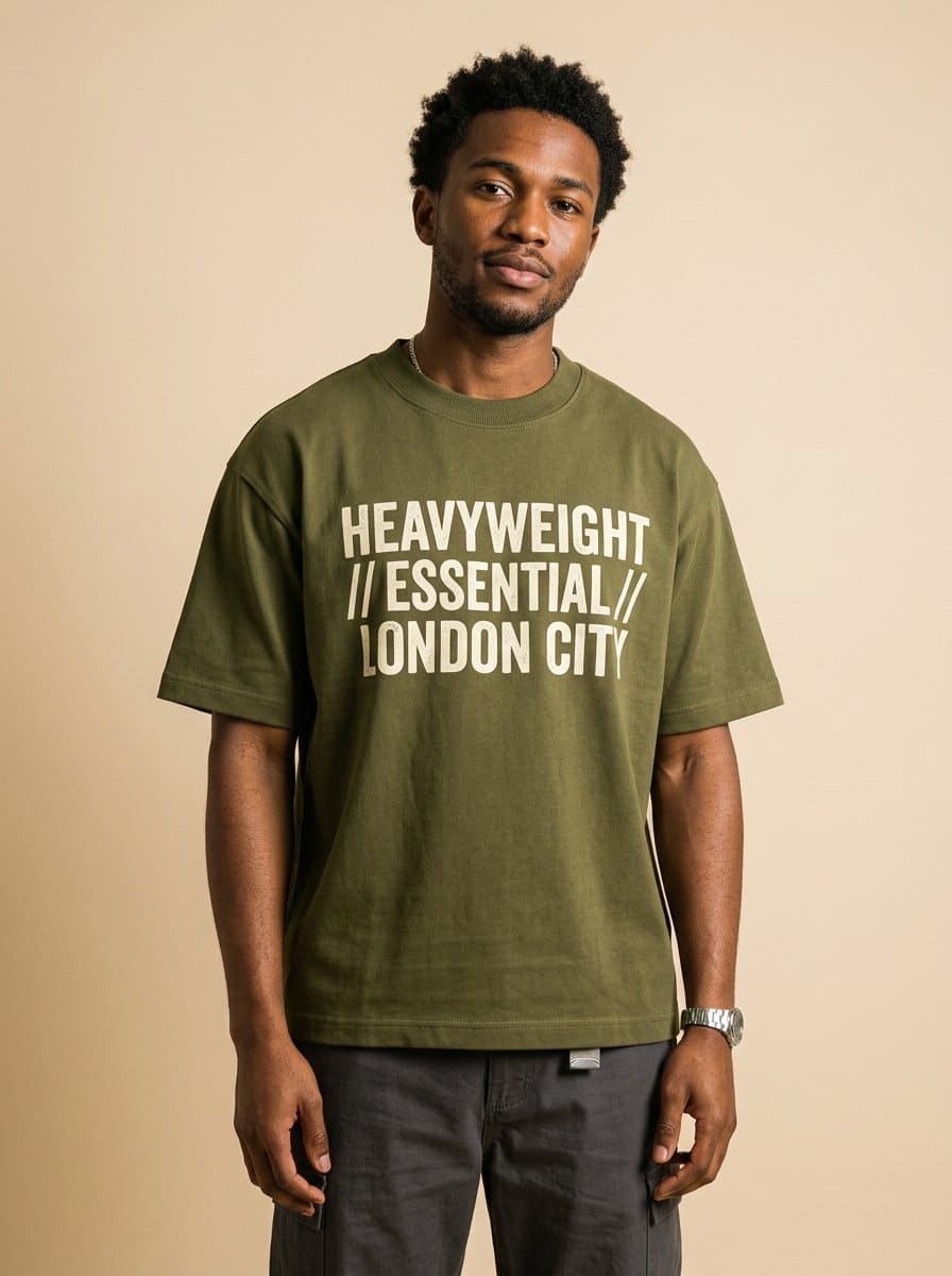 Make Insane Typography Drop-Shoulder T-Shirt