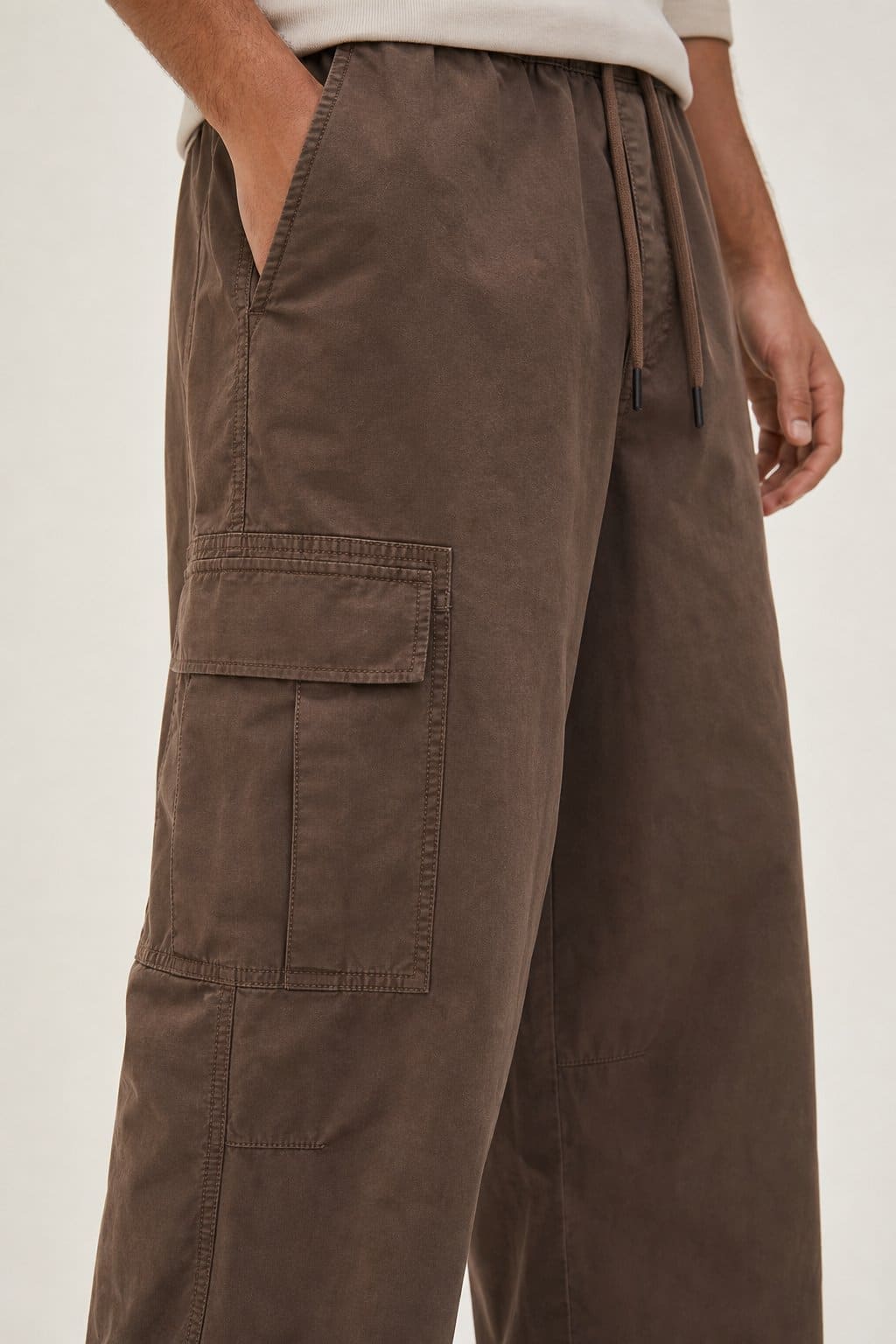 Sand A-line Skirt